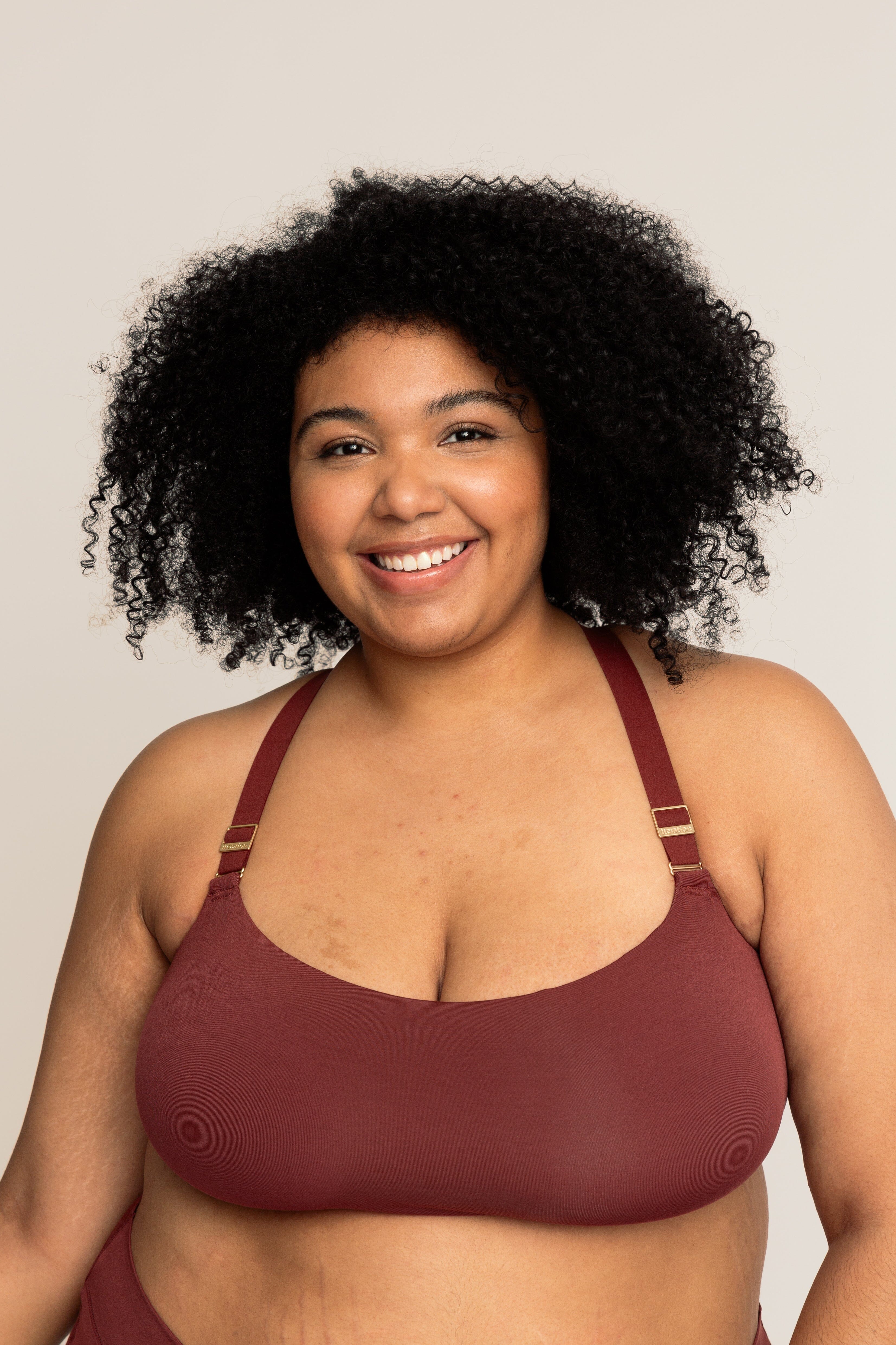 Comfortable Supportive Wire-free Scoop Bra | Mahogany bras, intimate apparel iteration