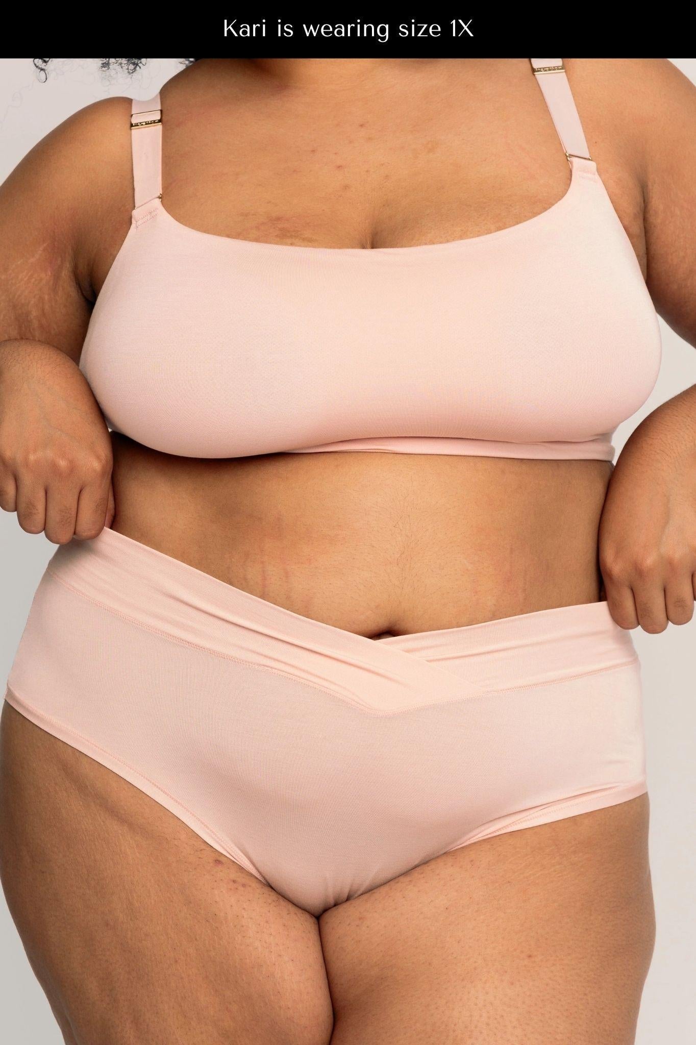High-Rise Brief | Pink Sand women&