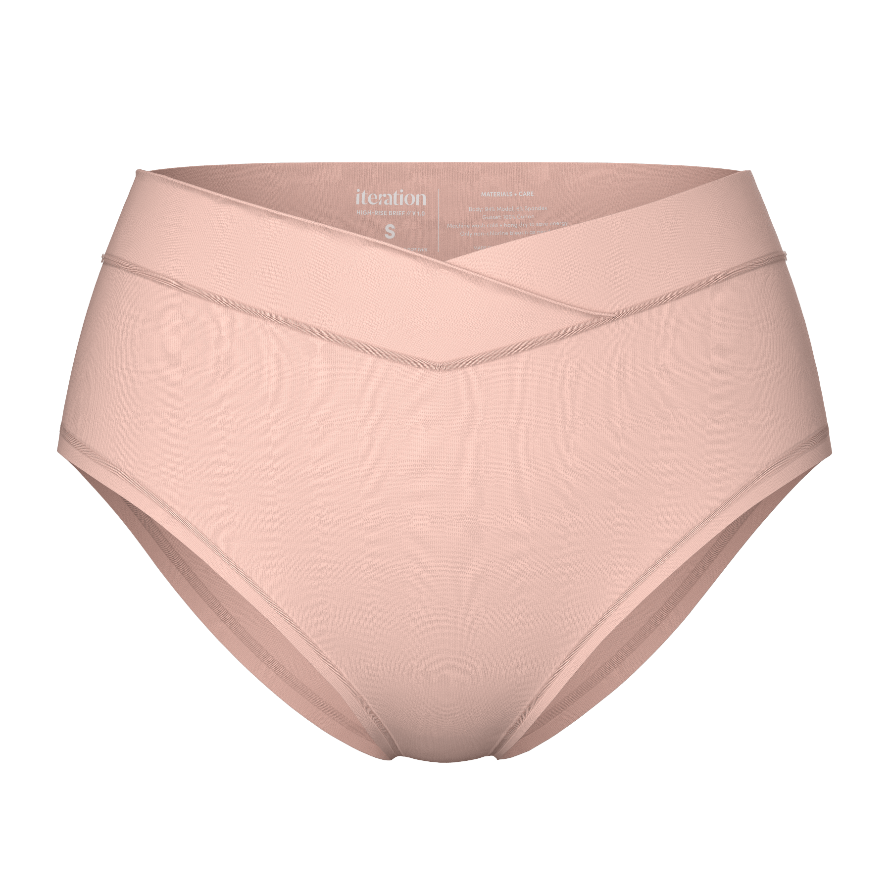 High-Rise Brief | Pink Sand