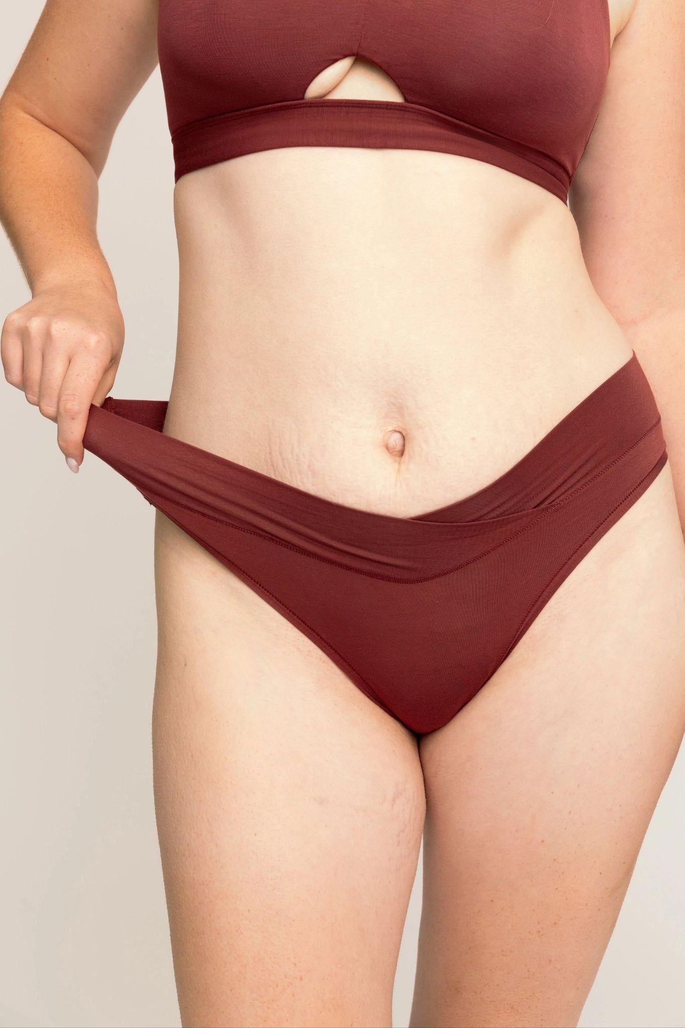 Low-Rise Bikini Mahogany Classic Bikini Style Women's