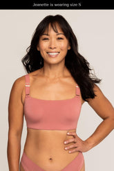 Scoop Bra | Sienna comfortable wireless bras, womens bras made of TENCEL modal, full coverage bra, sustainable bras, square neck bralette, scoop bralette iteration