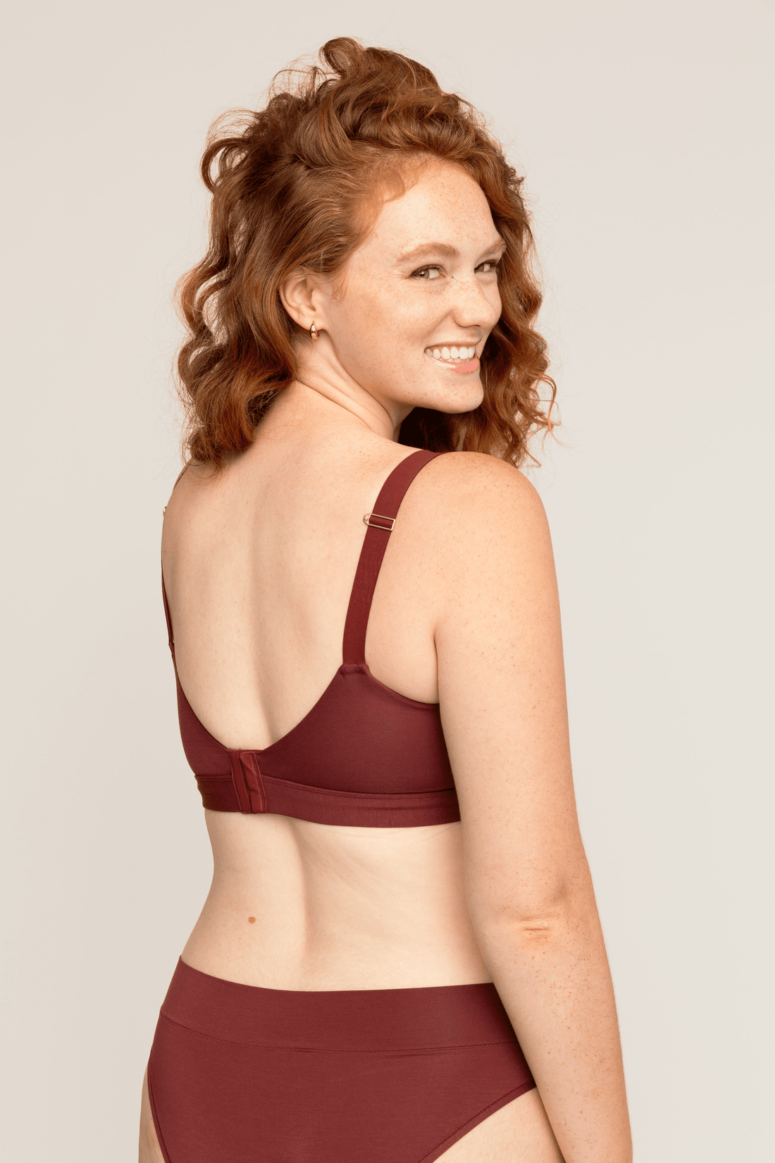 Comfortable Supportive Wire-free Triangle Bra | Mahogany bras, intimate apparel iteration 