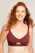 Comfortable Supportive Wire-free Triangle Bra | Mahogany bras, intimate apparel iteration 