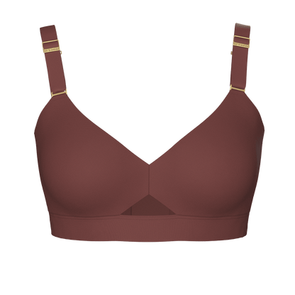 Comfortable Supportive Wire-free Triangle Bra | Mahogany bras, intimate apparel iteration 