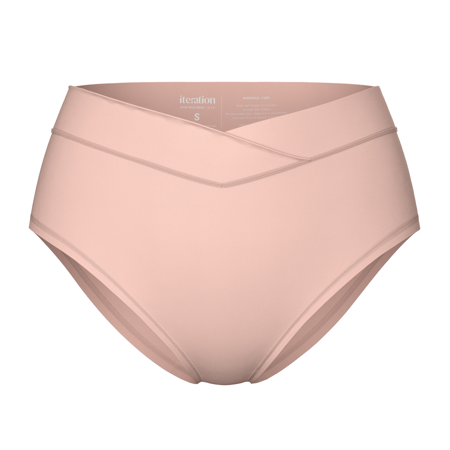 High-Rise Brief | Pink Sand