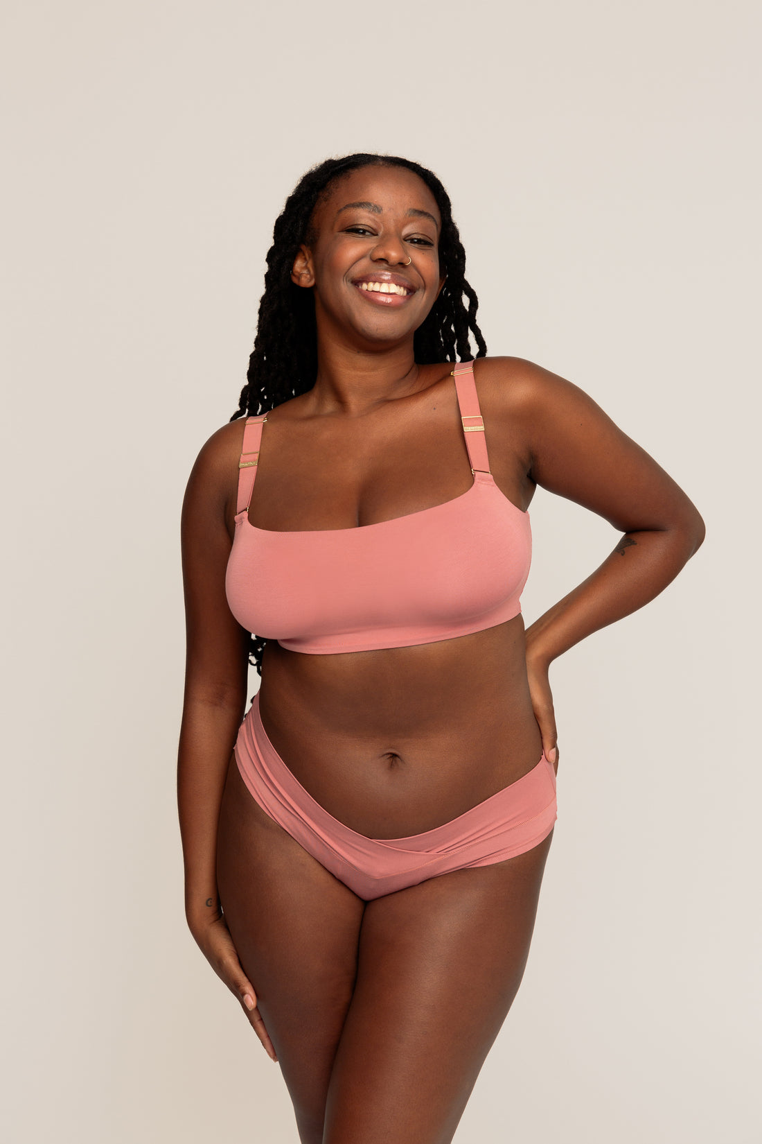 Comfortable Supportive Wire-free Scoop Bra | Sienna