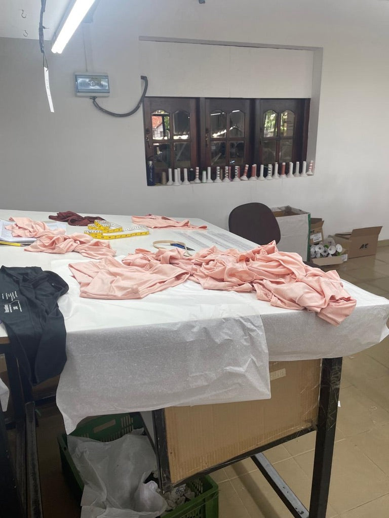 iteration ethical manufacturing factory workshop samples on table