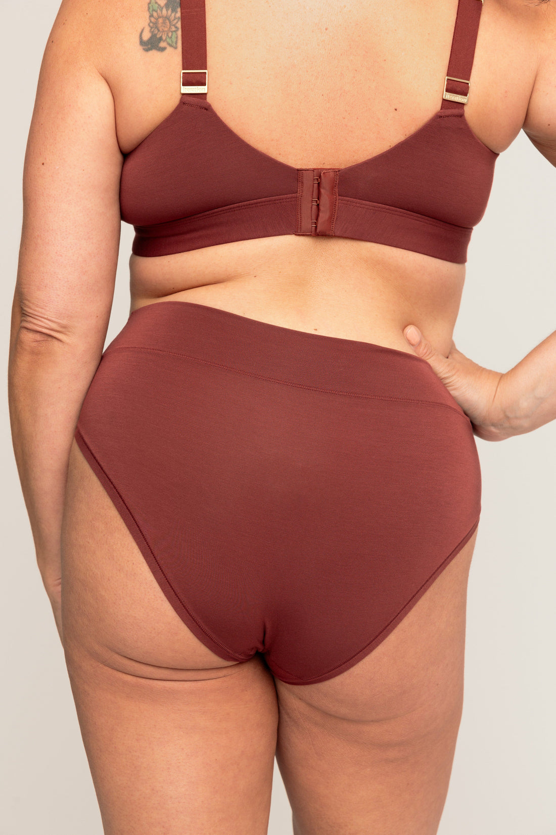 Mid-Rise Hipster with Ultra Comfortable V-Front Waistband | Mahogany underwear, intimate apparel iteration 